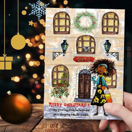 Litet julköp - små miljarder Stora lycka Julkort