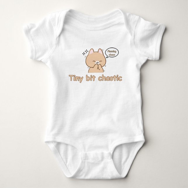 Litet kaotiskt sött planeringskaos t shirt (Framsida)