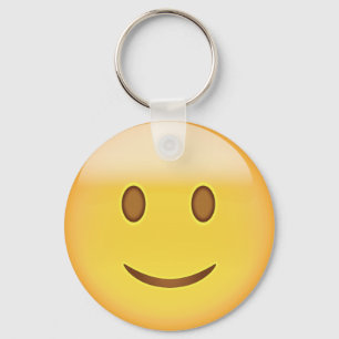 Litet le ansikte Emoji Nyckelring