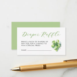 Litet Lucky Charm Baby Shower Raffle Tilläggskort