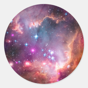 Litet Magellanic moln Runt Klistermärke