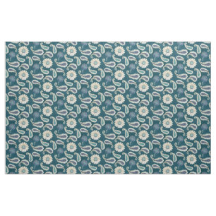 Litet mönster marockanska Paisley blom- modern Tyg