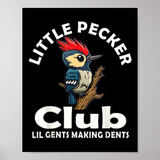 Litet Pecker-Klubb fram och tillbaka Poster (Framsidan)