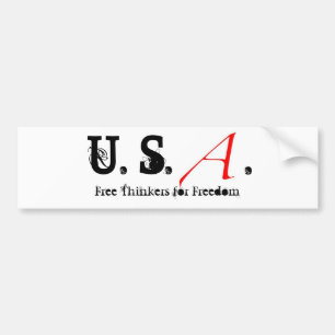 Litet scharlakansrött brev, U.S.. , Fria tänkare Bildekal