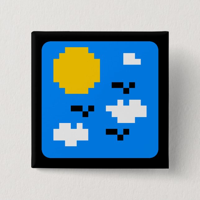 Litet sol- knapp (Framsida)