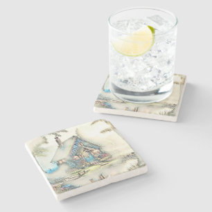 Litet stuga i Skogen - Förtjusning i rymden Stenunderlägg