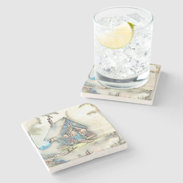 Litet stuga i Skogen - Förtjusning i rymden Stenunderlägg (Sidan)