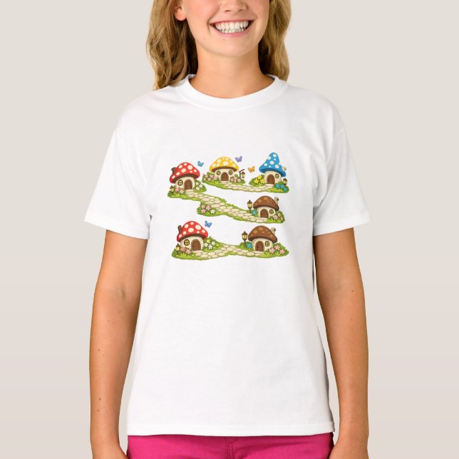 Litet svampby t shirt (Framsida)