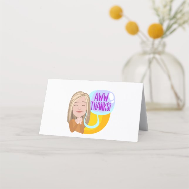 Litet vikt kort (Framsida)