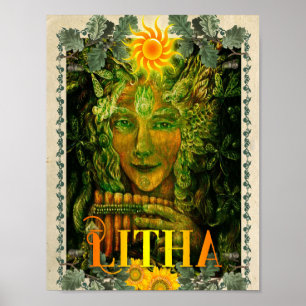 LITHA, SOLSTICE WICCAN SABBAT POSTER
