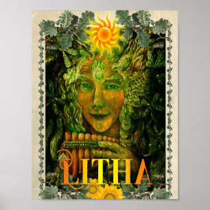 LITHA, SOLSTICE WICCAN SABBAT POSTER