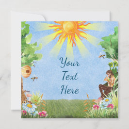 Litha Summer Solstice Sol Greeting Card