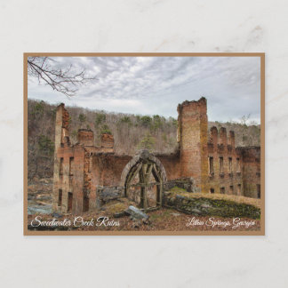 Lithia Vår Sweetwater Georgia USA Postcard GA Vykort