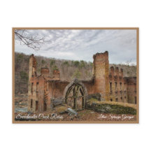 Lithia Vår Sweetwater Georgia USA Postcard GA