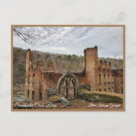 Lithia Vår Sweetwater Georgia USA Postcard GA Vykort