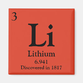 Lithium Periodic Bord Magnet