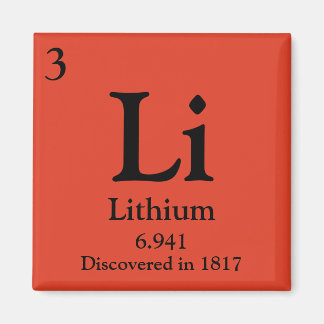 Lithium Periodic Bord Magnet