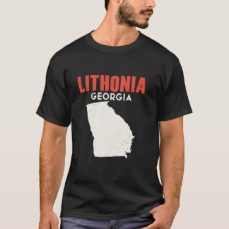 Lithonia Georgia USA State America Travel Georgian T Shirt