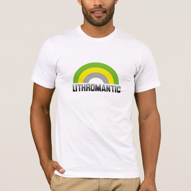 Lithromantisk stolthet tee shirt (Framsida)