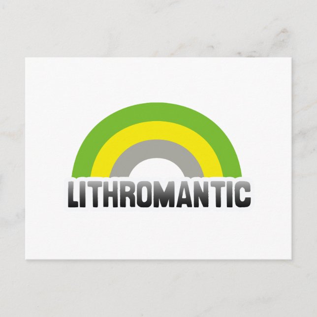 Lithromantisk stolthet vykort (Framsida)