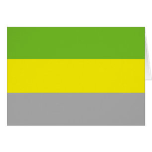 Lithromantiska stolthetsflagga hälsningskort