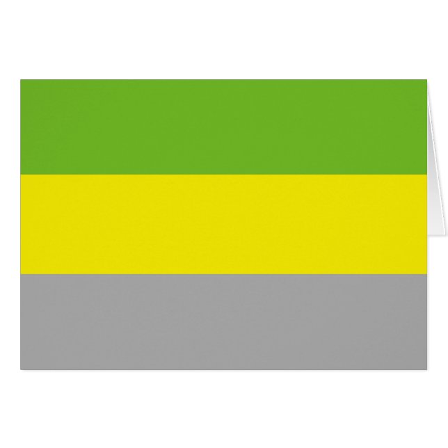 Lithromantiska stolthetsflagga hälsningskort (Framsidan Horizontal)
