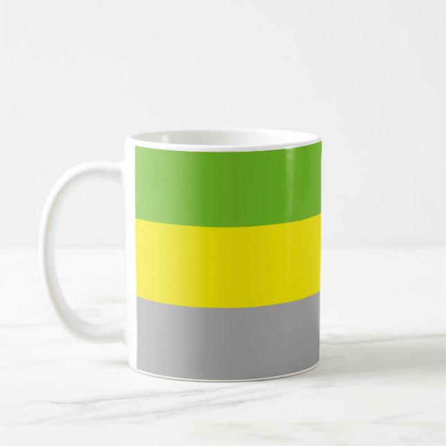Lithromantiska stolthetsflagga kaffemugg (Vänster)
