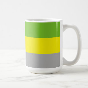 Lithromantiska stolthetsflagga kaffemugg