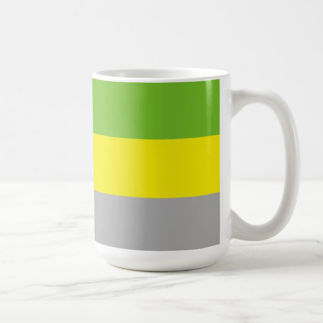 Lithromantiska stolthetsflagga kaffemugg (Höger)