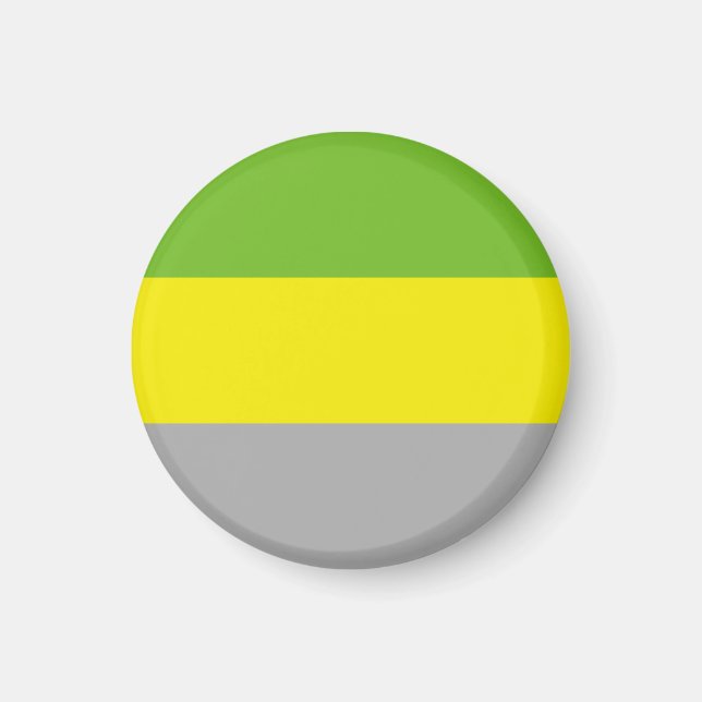 Lithromantiska stolthetsflagga magnet (Framsidan)
