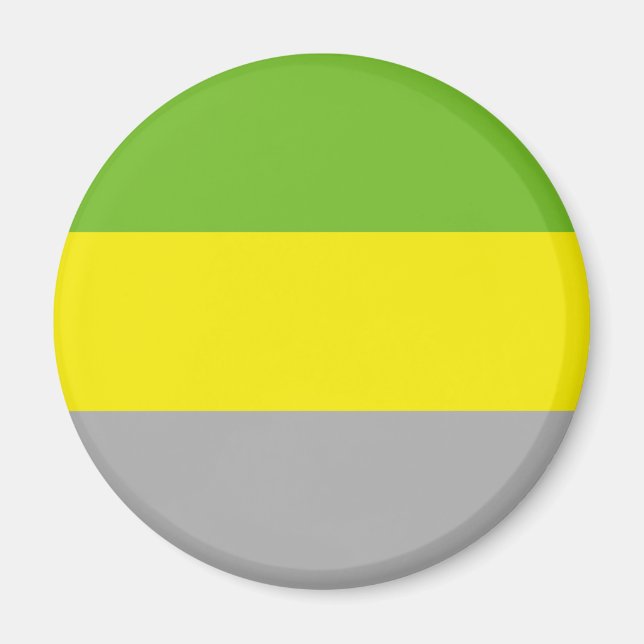 Lithromantiska stolthetsflagga magnet (Framsidan)