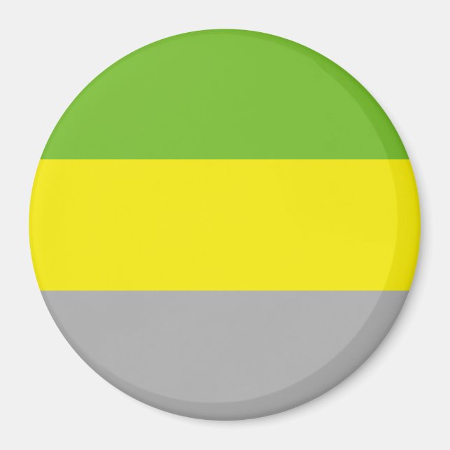 Lithromantiska stolthetsflagga magnet (Framsidan)