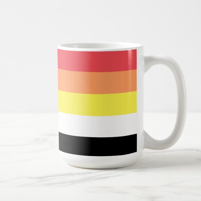 Lithsexual Pride Flagga Kaffemugg (Höger)