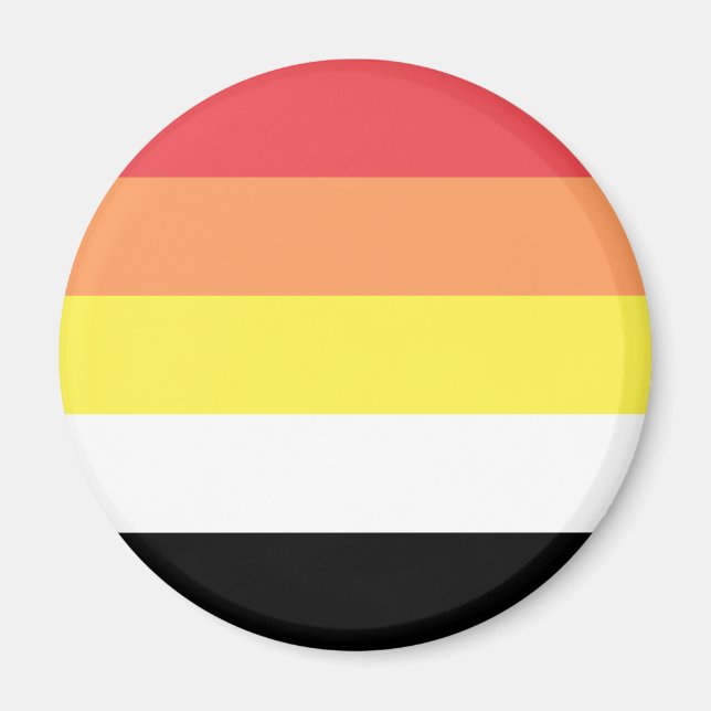 Lithsexuell stolthetsflagga magnet (Framsidan)