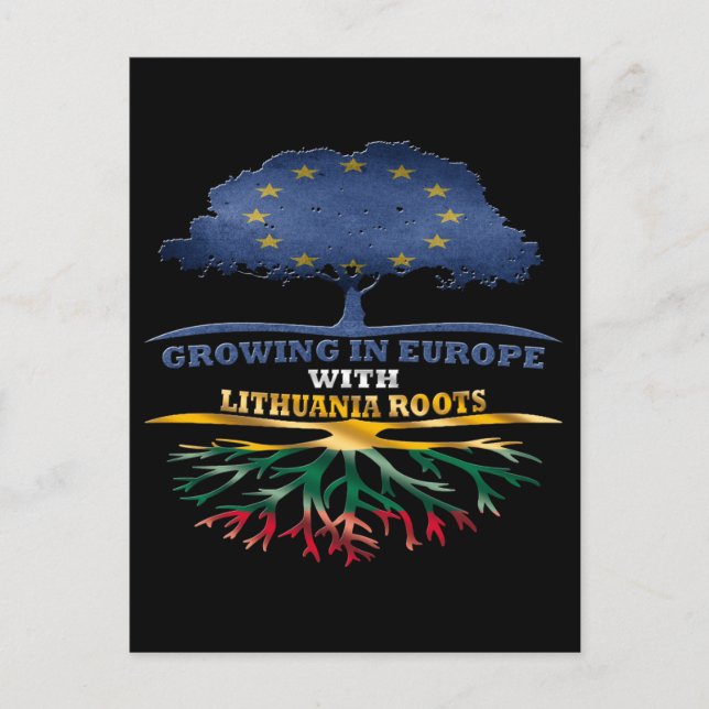 Lithuania Vykort (Framsida)