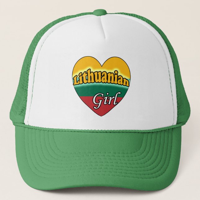 Lithuanian Girl Truckerkeps (Framsida)
