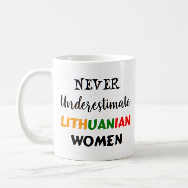 lithuansk kvinnkaffe mugg (Vänster)