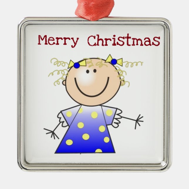 ***LITLE GIRL'S*** CHRISTMAS ORNATION JULGRANSPRYDNAD METALL (Framsidan)