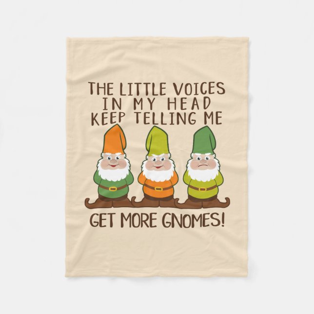 Litles-rösterna får fler Gnomes Fleece Blanket (Framsidan)