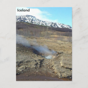 Litli Geyser, Island Vykort