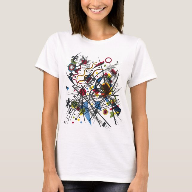 Litografi för Vierte Bauhausmappe av Kandinsky T Shirt (Framsida)