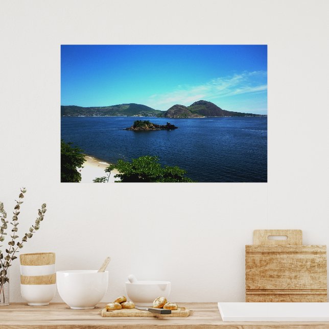 litoral de Niterói Poster (Kök)