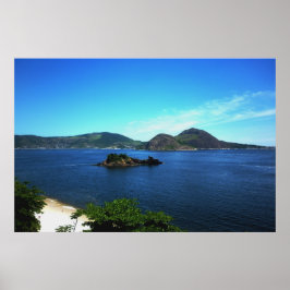 litoral de Niterói Poster