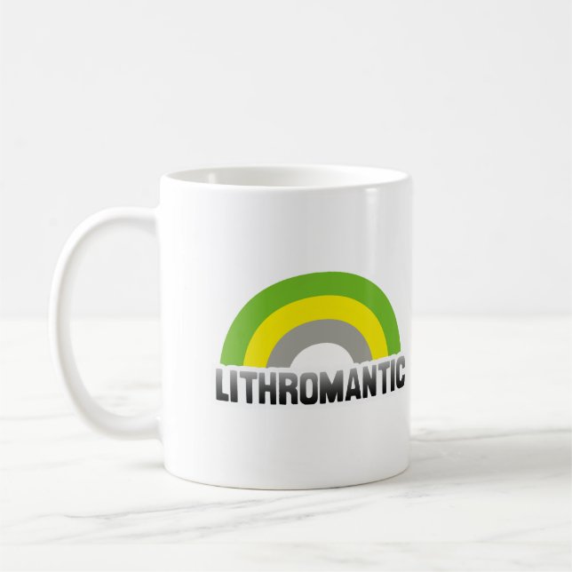Litromantisk stolthet kaffemugg (Vänster)