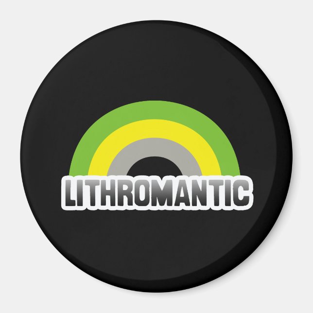 Litromantisk stolthet magnet (Framsidan)