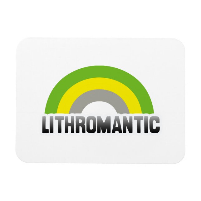 Litromantisk stolthet magnet (Horisontell)