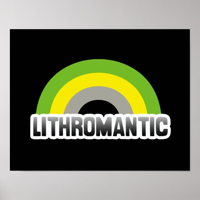 Litromantisk stolthet poster (Framsidan)