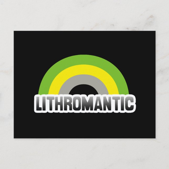 Litromantisk stolthet vykort (Framsida)