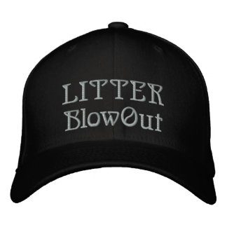 Litter Blowout Hat Broderad Keps