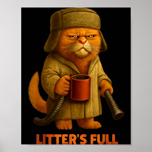 Litter’s Full Cat Parody Tee  Poster (Framsidan)